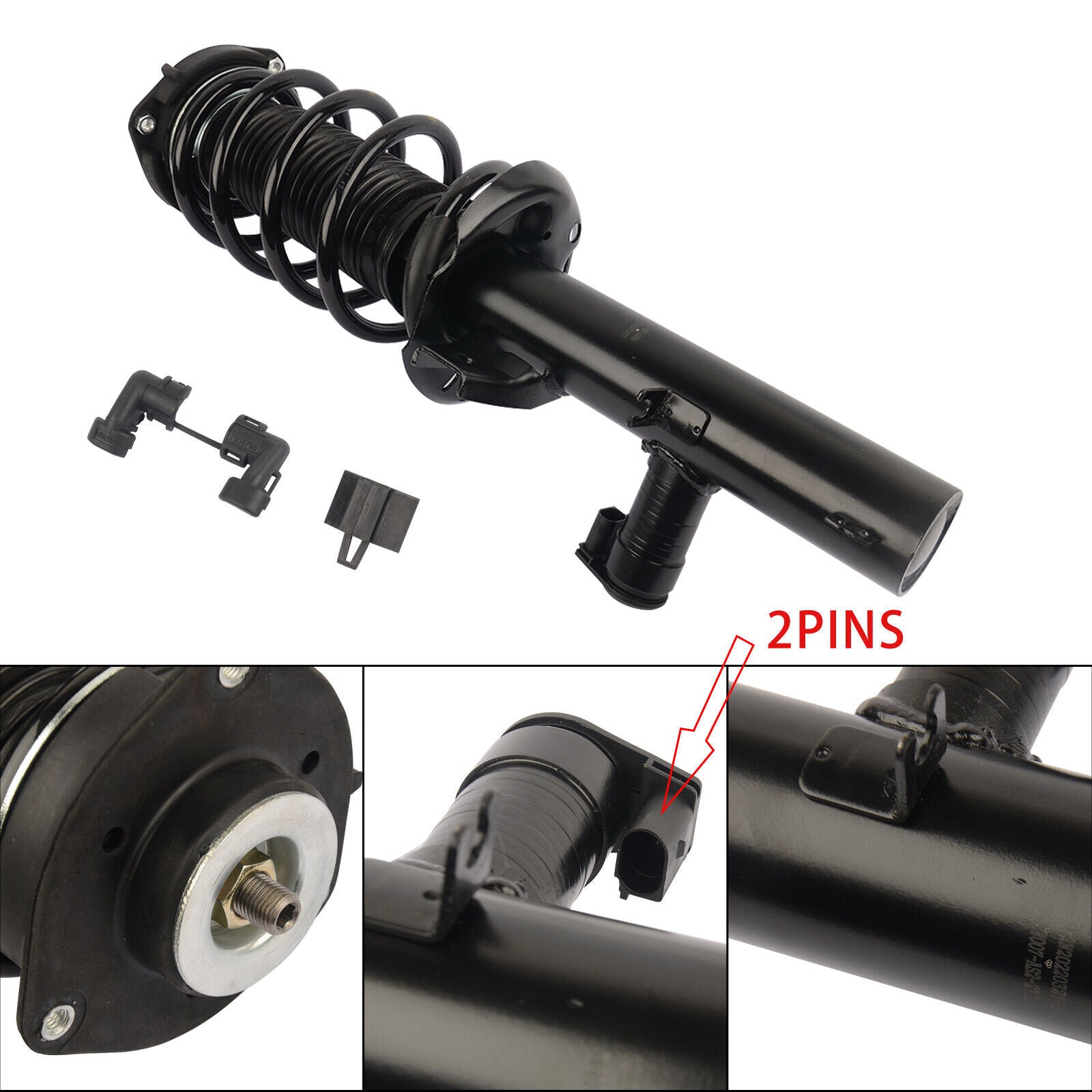 Front and rear shock absorber struts fully compatible with Alhambra seats, for Volkswagen for Golf VI, for Passat CC