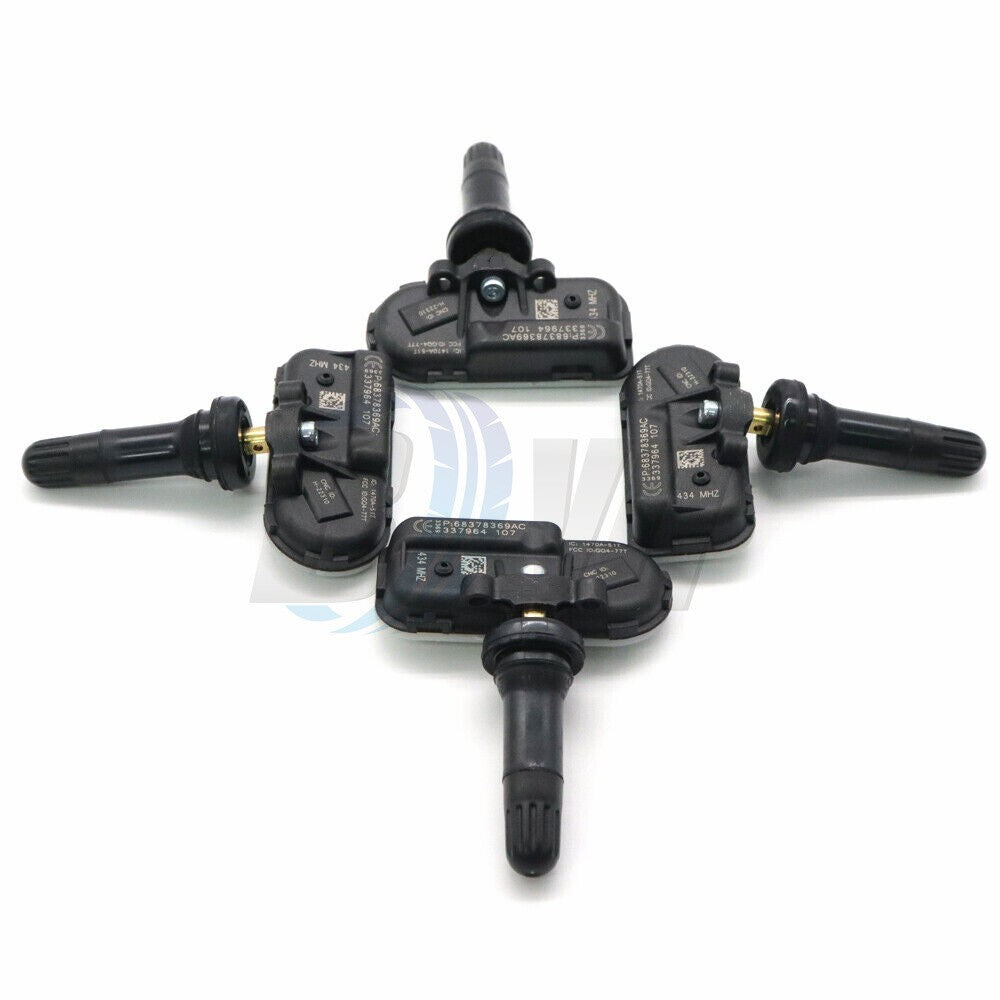 4PCS 68378369AC TPMS Tire Pressure Monitoring System Sensor for RAM 2500