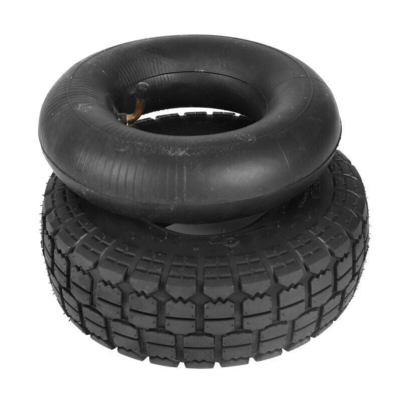 Pneumatic Wheel Tire 4.10/3.50-4 Inner  Outer Tyre Electric Scooter Trolley