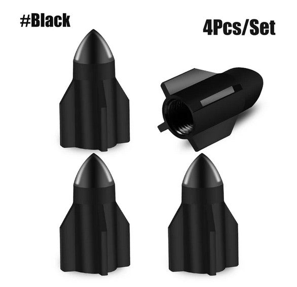 Car tire valve cover rod air dust cover silver Punisher skull  for ford  4-piece set