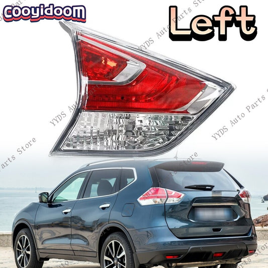 for NISSAN X-TRAIL T32 2014-2016, left inner rear taillight bulb missing.