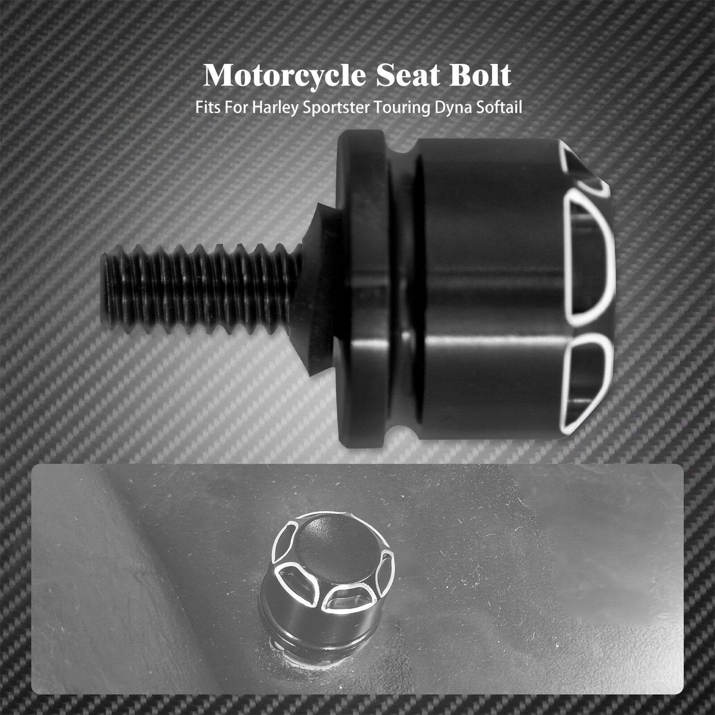 for Seat Cross Screw Bolt Mount Kit Fit for Harley Dyna Softail Sportster XL Touring