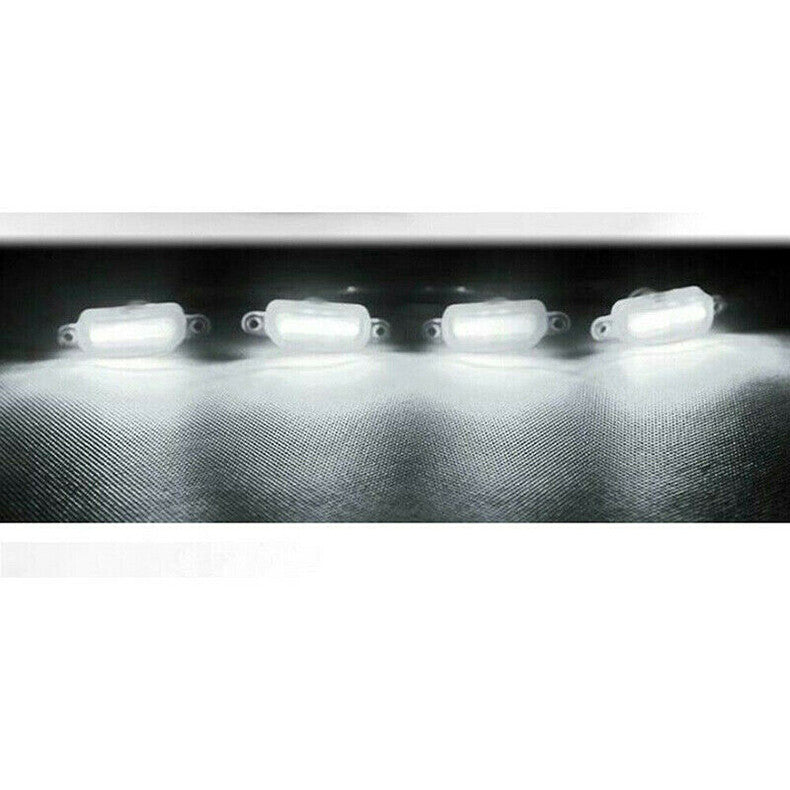 for Hyundai Palisade 20-23 White Front Grille LED Light Style Grill Cover