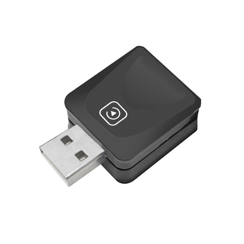 Car for Mini 2in1 Plug and Play USB Port Wired To Wireless CarPlay Adapter Dongle