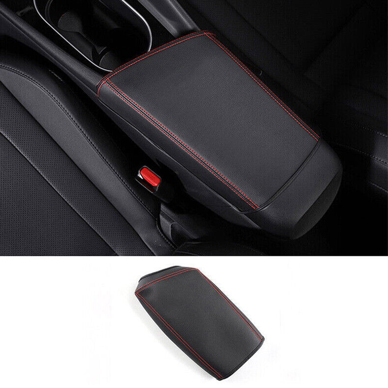 for Hyundai for Elantra 2021-2023 Black PU Armrest Cushion Cover Center Console Pad