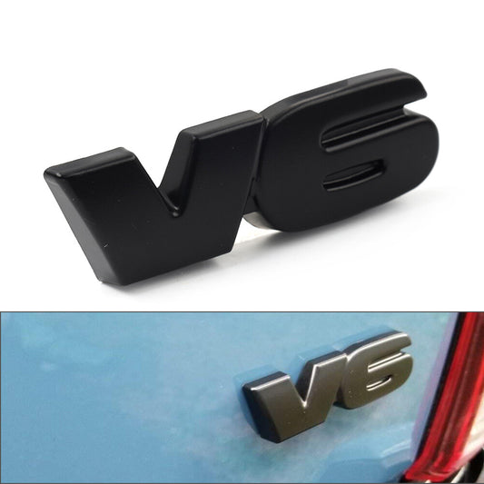 V6 3D Tailgate Emblem Badge Overlays for Toyota Tacoma 4Runner Tundra