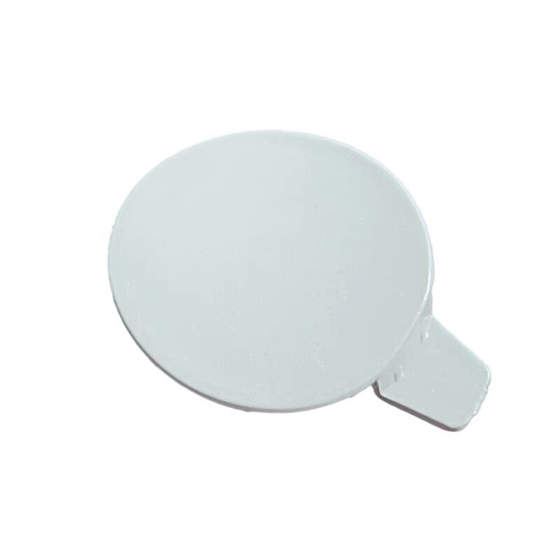 Front Bumper Tow Trailer Eye Cap Tow Hook Cover for Tesla Model 3 2017-22 White