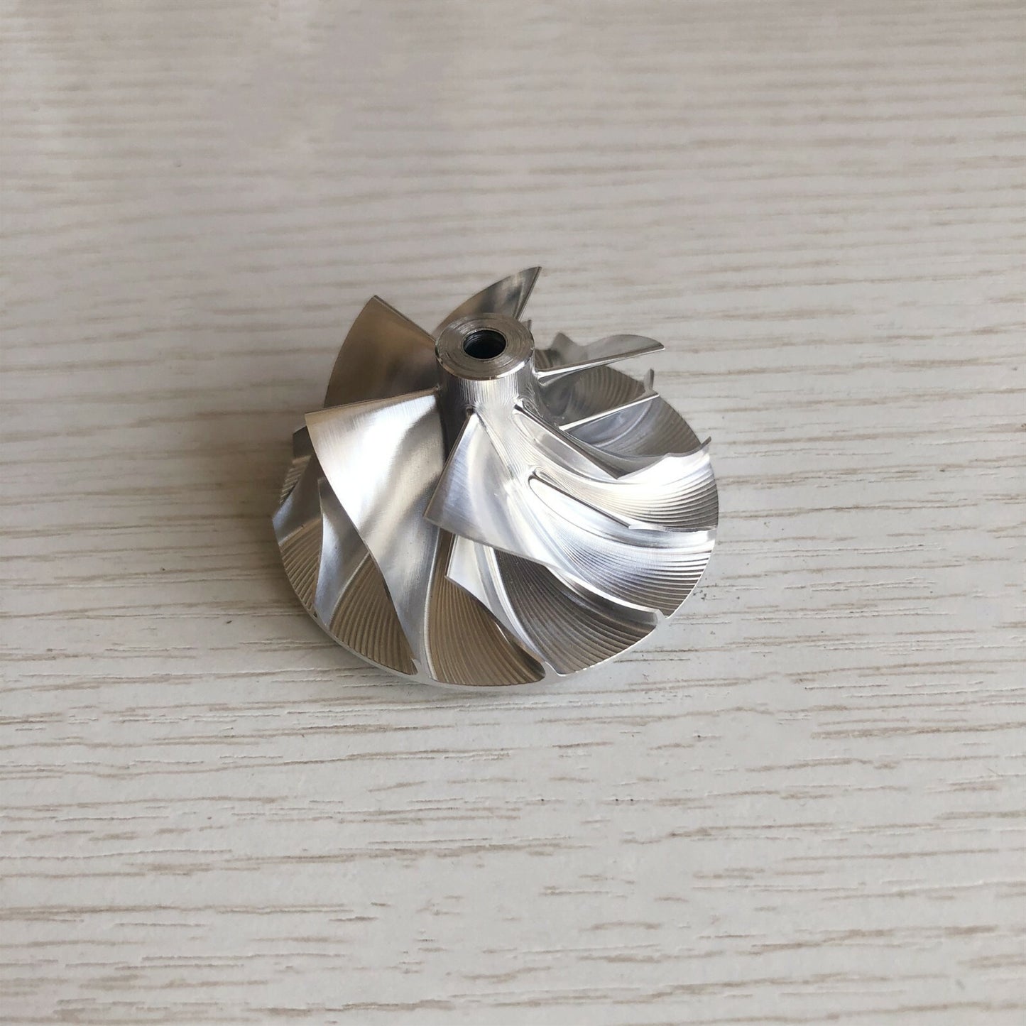 KP39 35.99/48.00 mm 6+6 Blade Turbine Aluminum 2618/Burnt Compressor Wheel