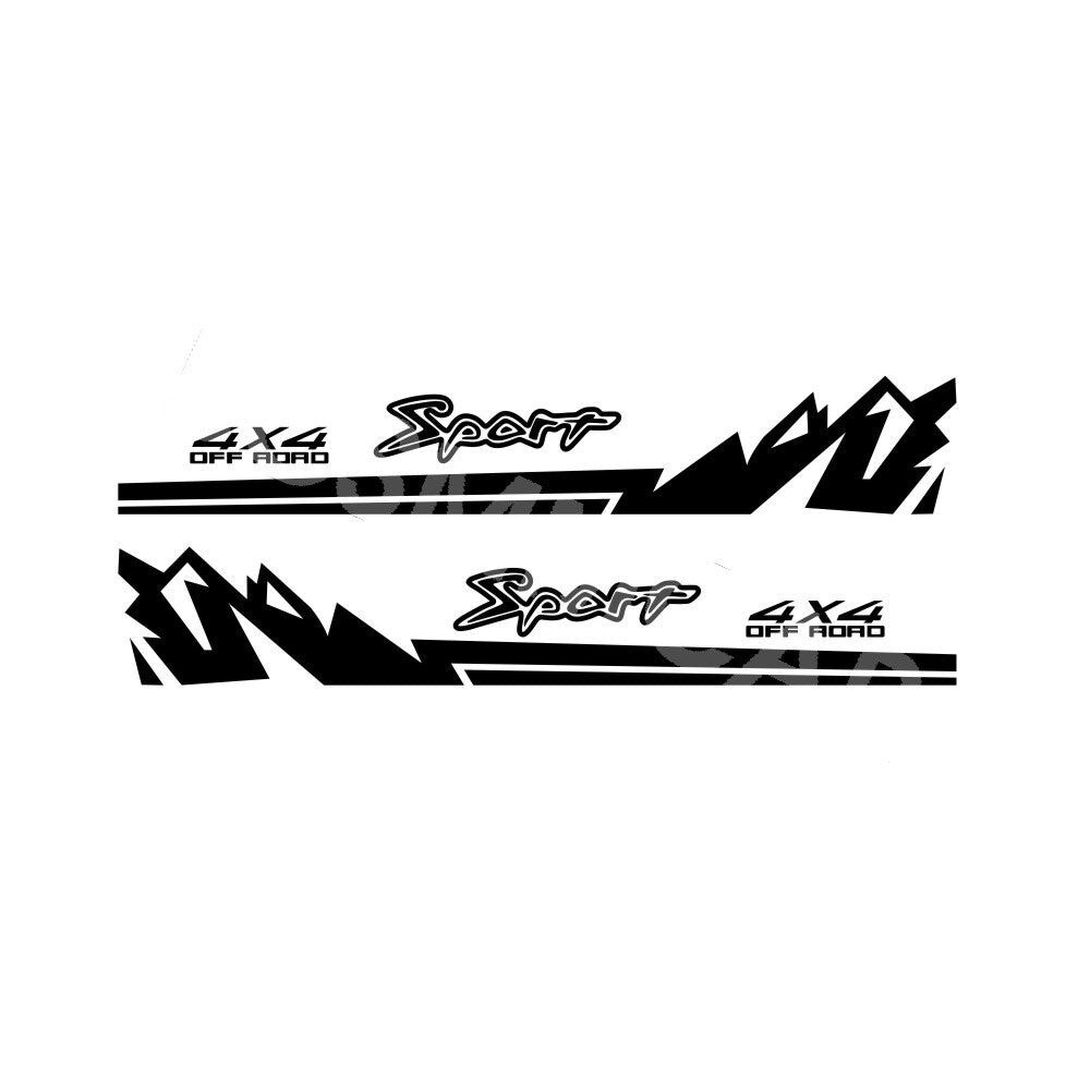 Side Stripes Body Decals Racing Graphics Sticker Fit for Ford Ranger 2001-2023