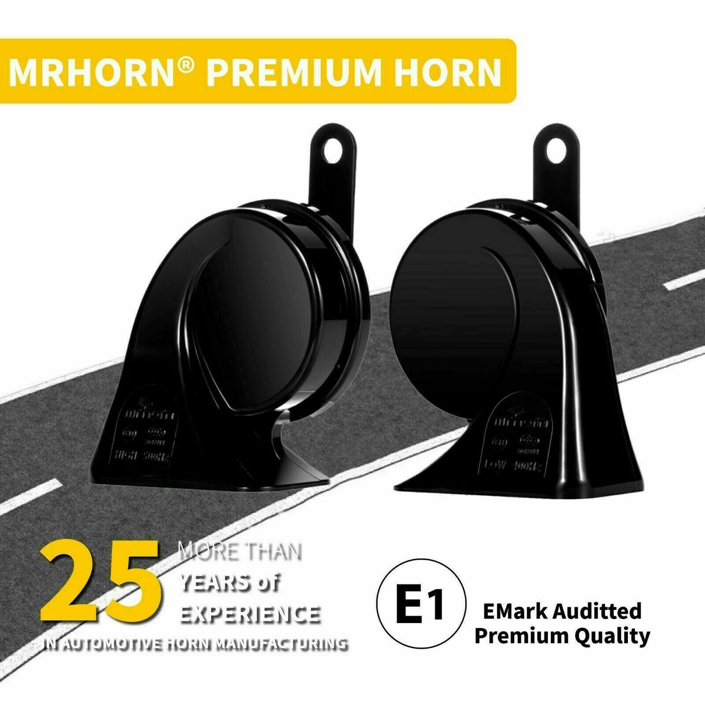 2PC MrHorn for Mercedes-Benz A B C E S Class GLx Class SL SLC 12v Eletric Horns