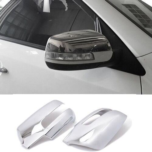 for Kia Sorento 2013-2015 Chrome Exterior Side Rearview Mirror Caps Cover Trim