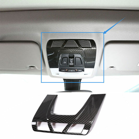 for BMW X1 F48 2016-2022 ABS Carbon Fiber Front Reading Light Lamp Frame Trim 1P