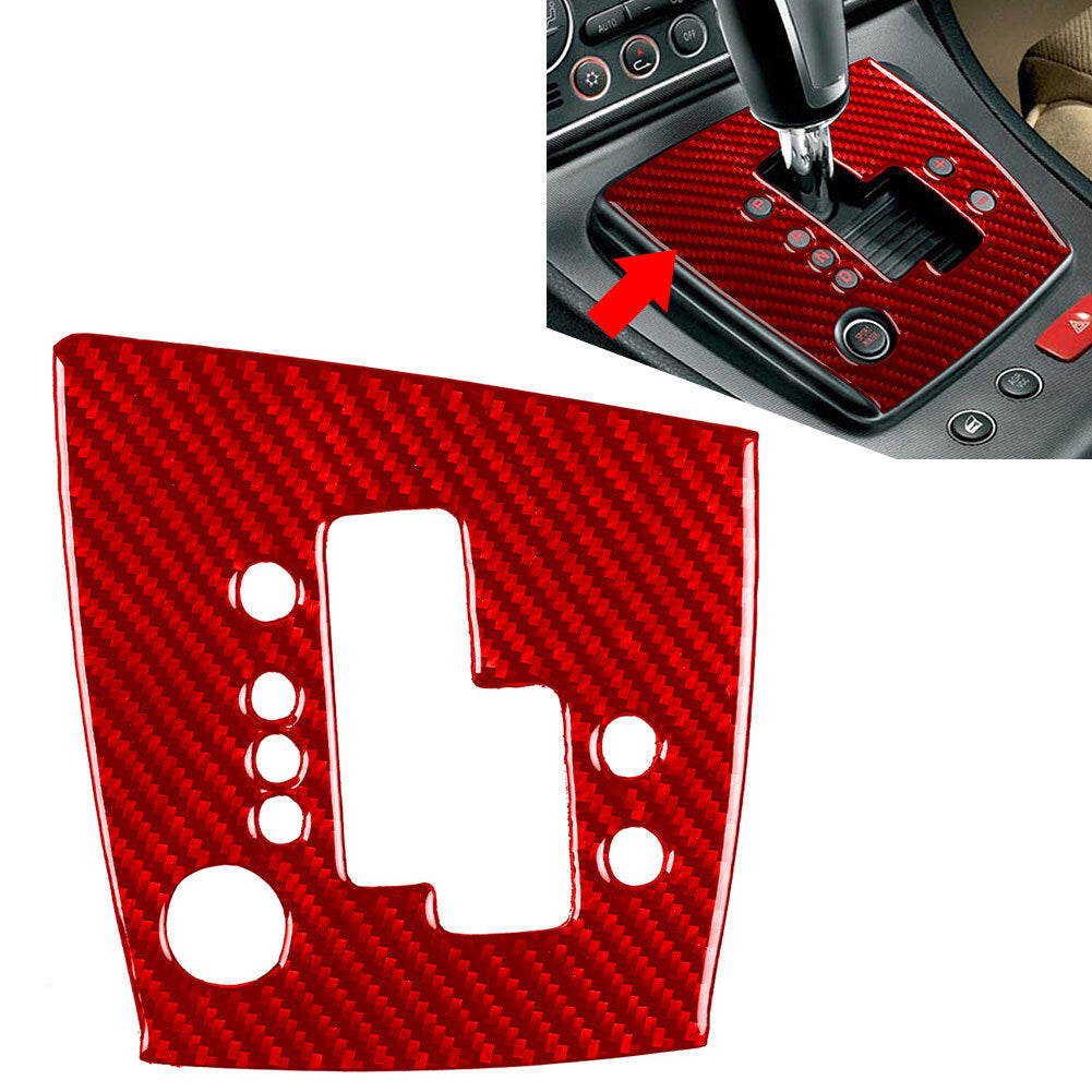 Carbon Fiber Red Gear Shift Panel Cover Trim for Alfa Romeo 159 Brera Spider