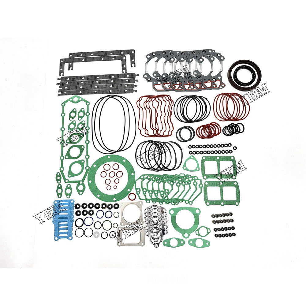 6D125 Overhaul Gasket Kit For Komatsu Diesel Engine For Komatsu Overhual Gasket