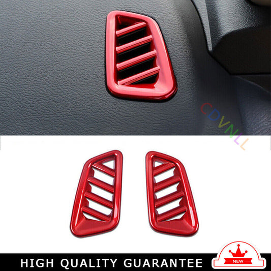 Instrument LR Air Outlet Vent Trim for Nissan Sentra Sylphy 20-22 Bright Red