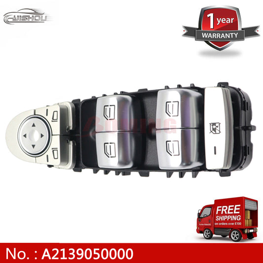 A2139050000 Power window switch for Mercedes-Benz C-Class W205, 2016-2019 models, new.