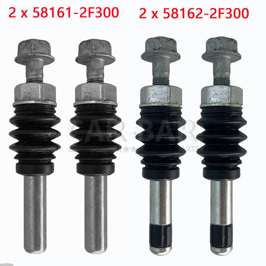 4-piece guide rod assembly 581612F300 (A) 58162 2F300 (B) suitable for various for Hyundai and for Kia models.