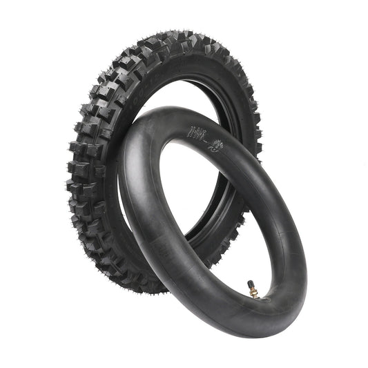 12-inch rear tire, 3.00-12 tire and tubed tire bicycles YZ50, YZ60, PW80, TTR90, TTR110, 80/100-12