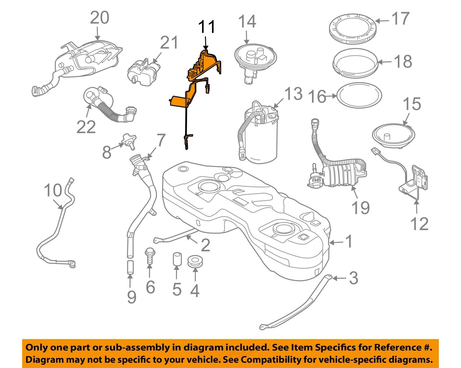 New fuel grade sensors 16147186457 and 7186457 are compatible with for BMW X3 (2007-2010).