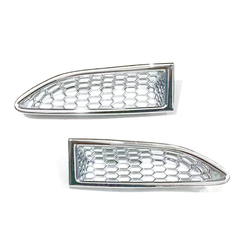Pair Front Headlight Lamps Lower Air Inlet Cover Trim for Nissan Rogue 2021 2022