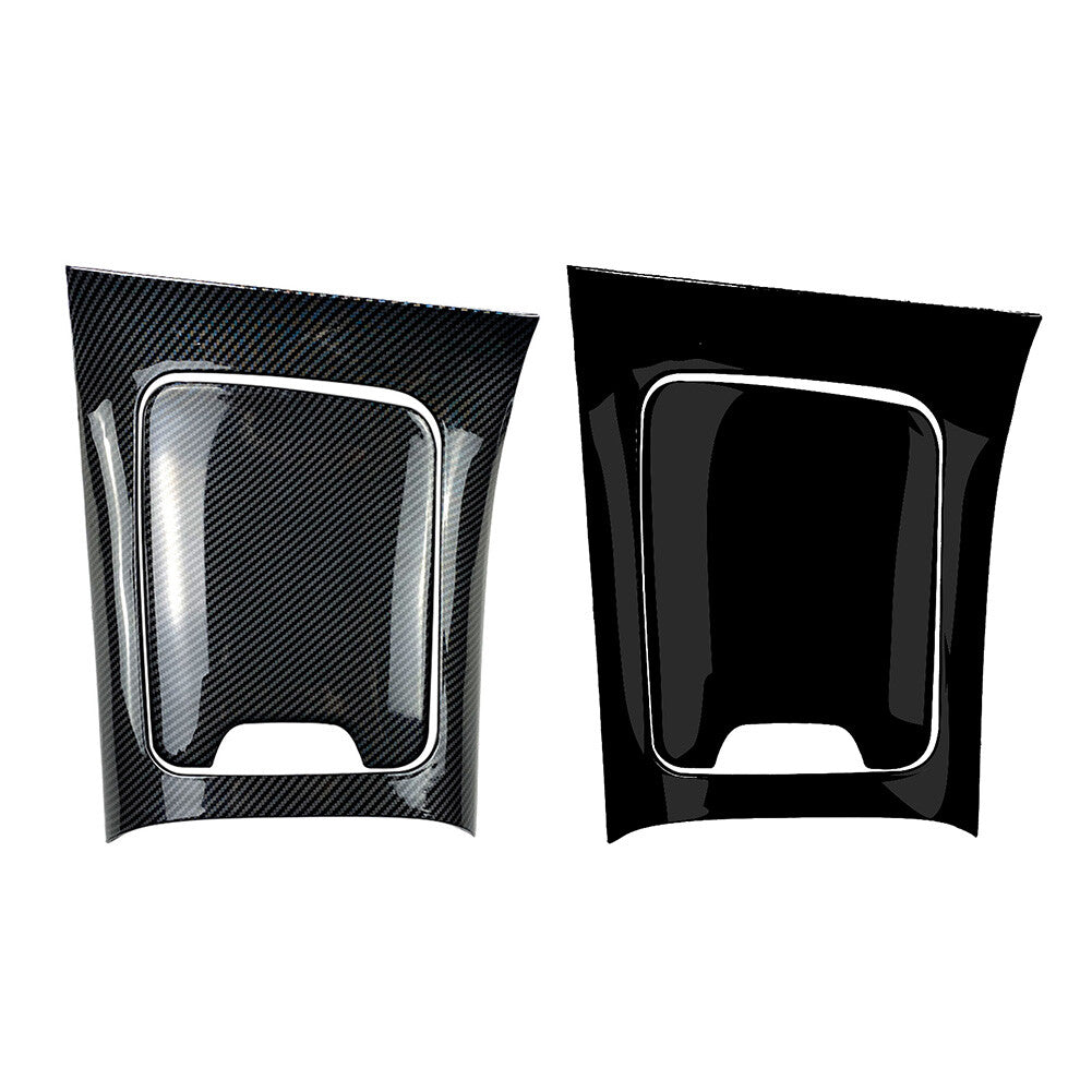 Car Central Console Gear Shift Panel Trim for Benz C-Class W206 Carbon Fiber LHD