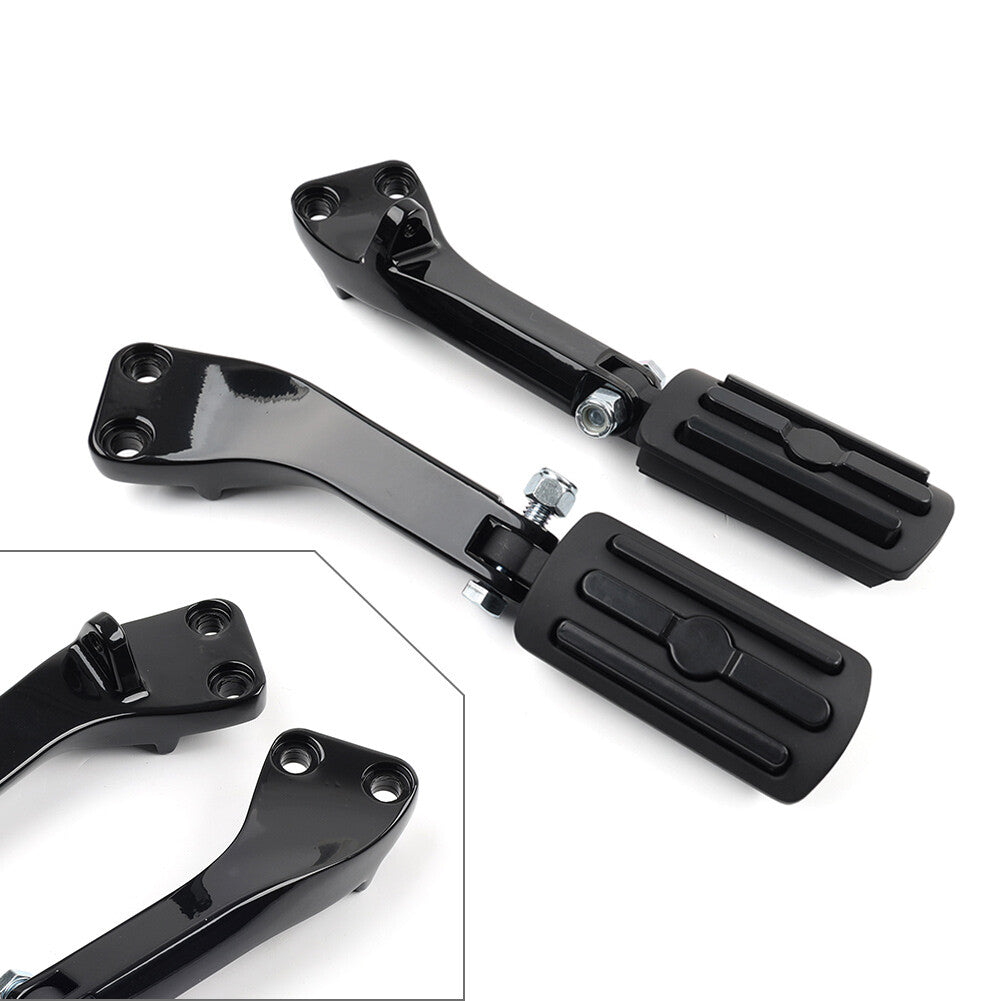 Rear Passenger Foot Peg Pedal Mount Bracket Fit for Harley Dyna Super Glide Fat Bob