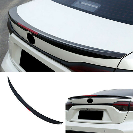 for Toyota for Corolla 2019-2022 Glossy black Rear Tail Trunk Spoiler Wing Lip Trim