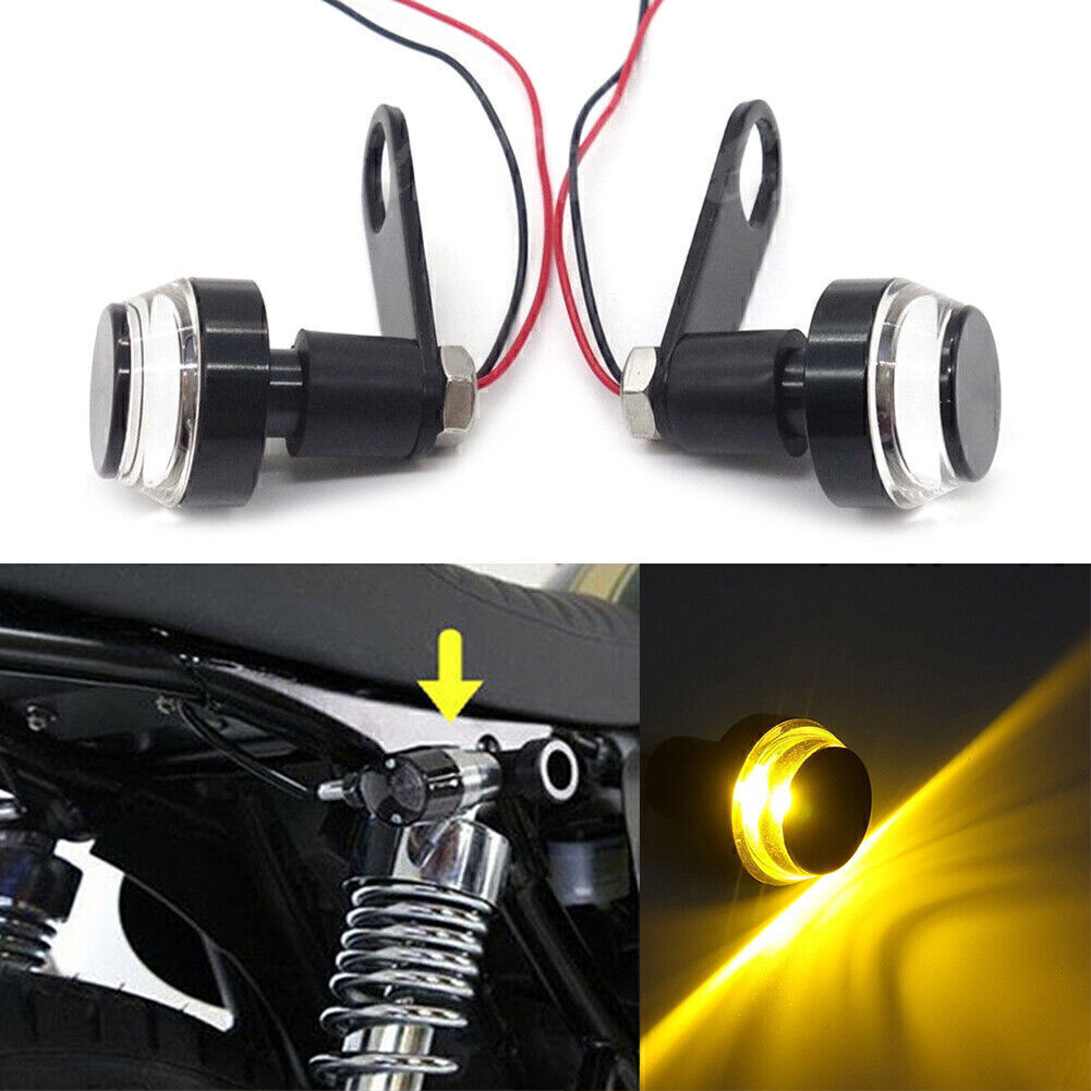 Motorcycle Turn Signal Light Rear Shock Bracket Relocater Holder Fits Cafe Racer