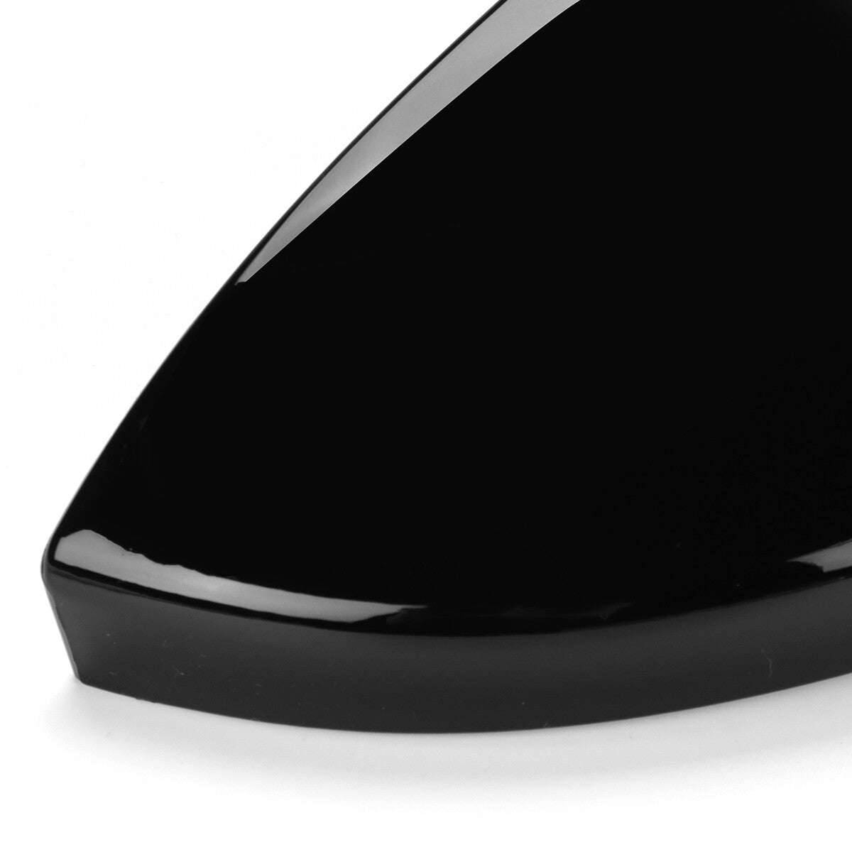 Additional side mirror caps for Volkswagen for Golf MK7 MK7.5 GTI GTD R 2014-19 Black