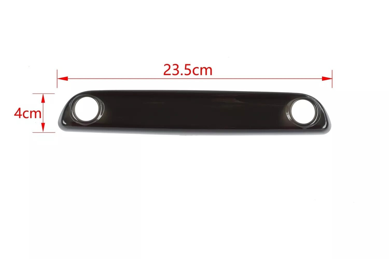 Blackened ABS Rear High Level Brake Light Lamp Cover for Chrysler 300C 2018-2022