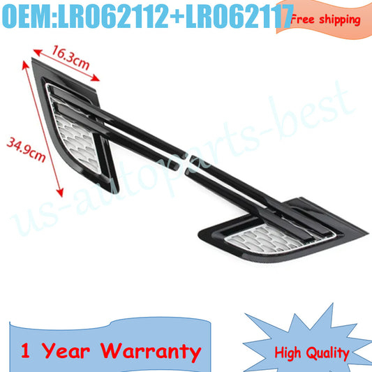 1 Pair Front LR Fender Air Vents Grill For 14-17 for Land Rover for Range Rover Sport