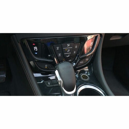 Black Titanium Central Console AC Switch Panel Trim for Buick Envision 2016-2020