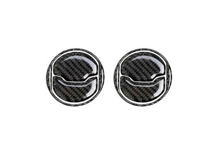 Fit for Ford for Mustang 2015-2022 Carbon Fiber Middle Console Air Outlet Vent 6PCS