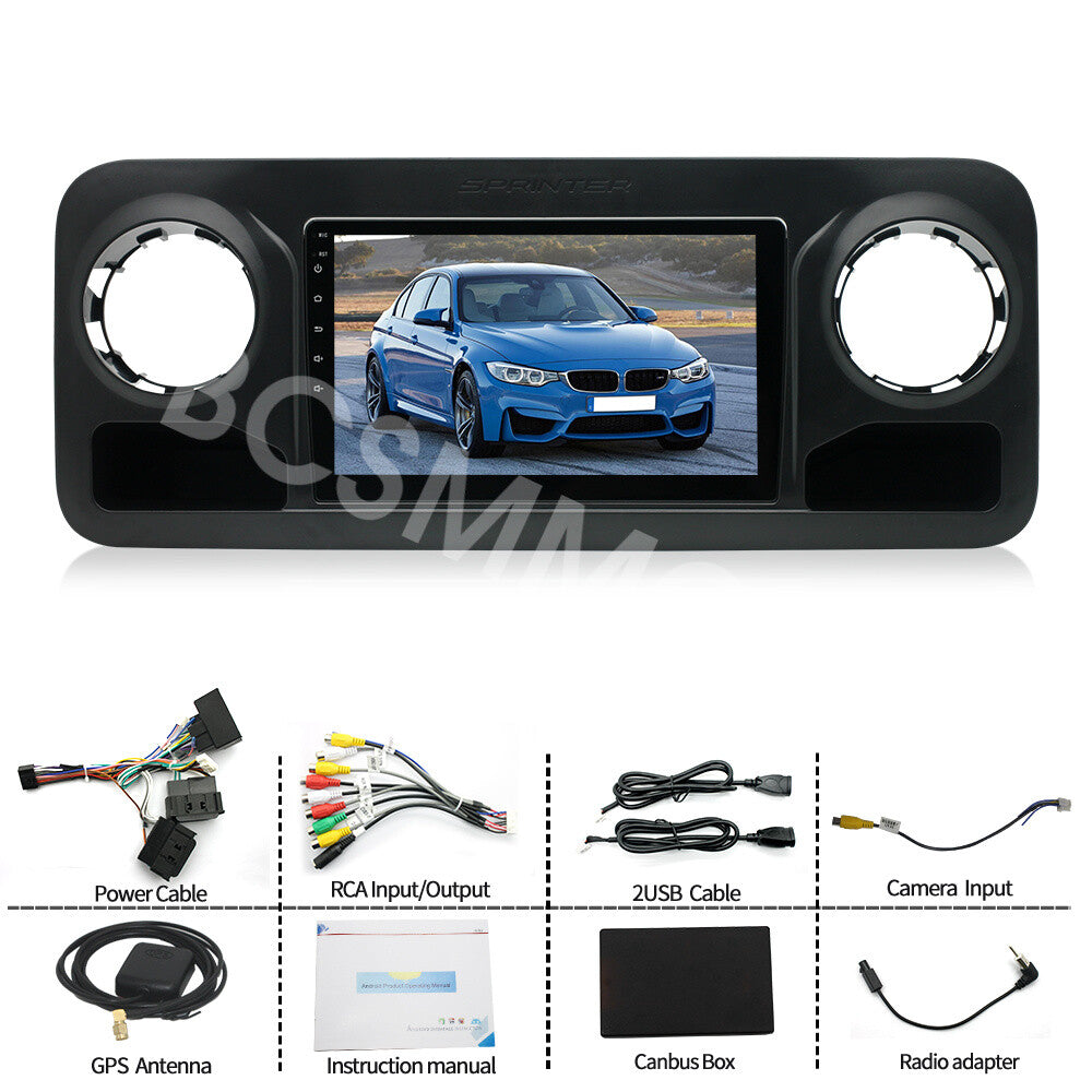 Fit for Mercedes Benz Sprinter 2018-2022 Car GPS Navigation Android Radio Stereo