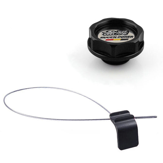 Black Oil Filler Cap Cover + Oil Dipstick for Honda for Civic Accura K20 K Series