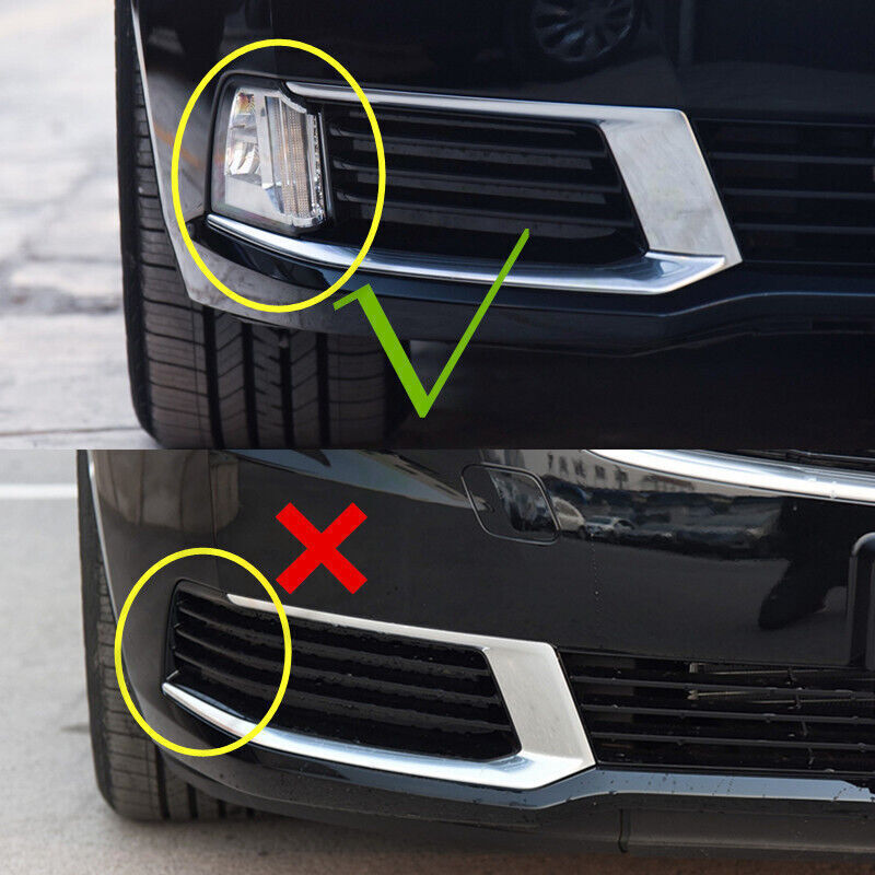Left Right Front Lower Bumper Grille Fog Light Cover For 2018-19 for Cadillac XTS