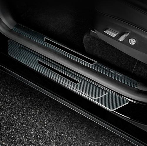 Carbon fiber side door protection panels for 2021-2023 for Tesla Model 3/Y