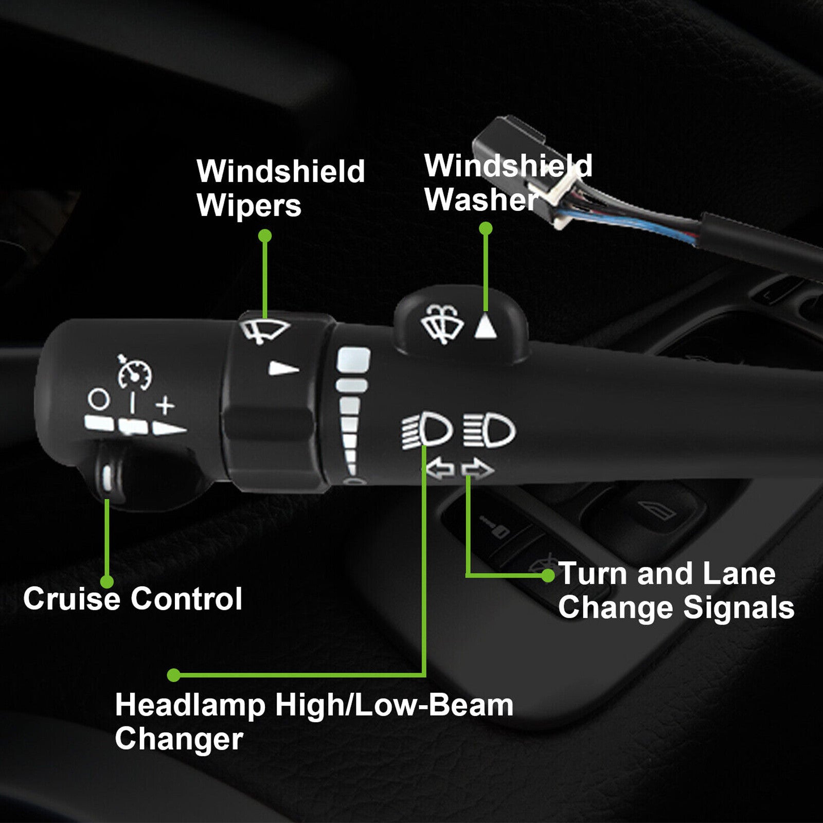 Fit for Chevy Tahoe SSR Silverado for GMC for Sierra for Cadillac Turn Signal Switch