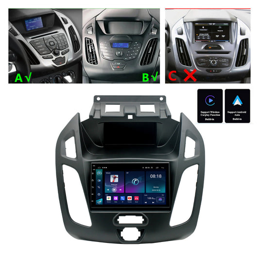 7 Android 13 Radio Stereo GPS Nav FM Head Unit for Ford Transit Connect 2014-18