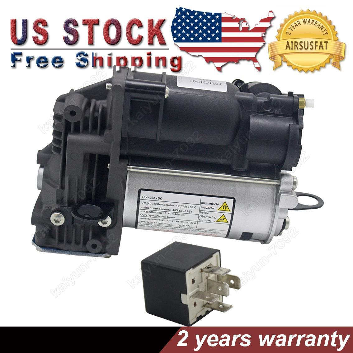 for Mercedes ML GL Class W164 GL450 GL350 X164 Air Suspension Compressor Pump US