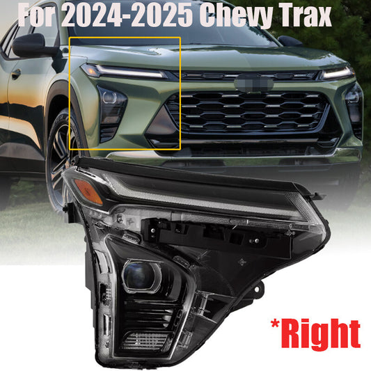 For 2024-2025 for Chevy Trax LED DRL Projector Headlight Headlamp Passenger Side