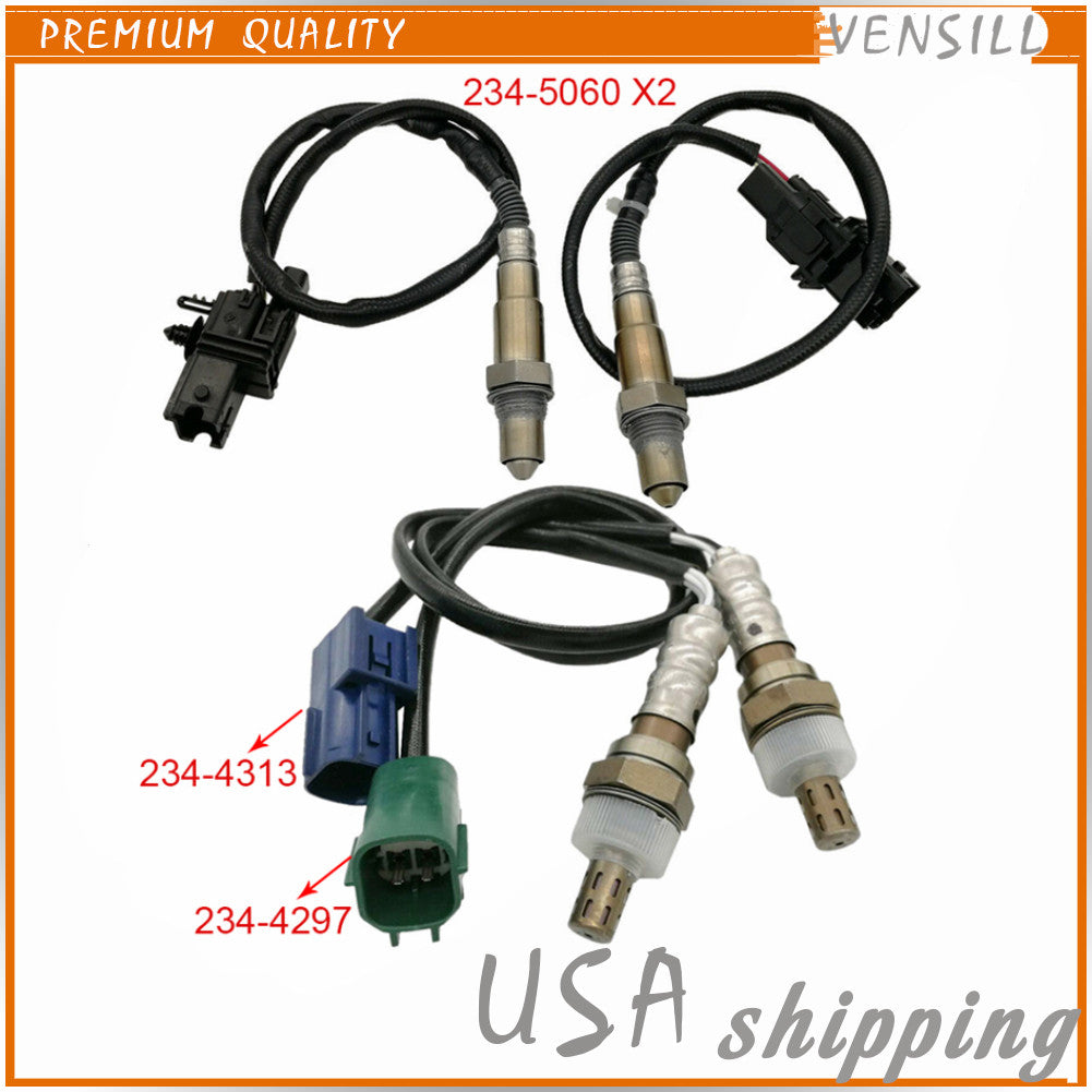 Set of 4X Up Downstream Lambda Oxygen Sensor for Nissan Pathfinder Frontier 05-06