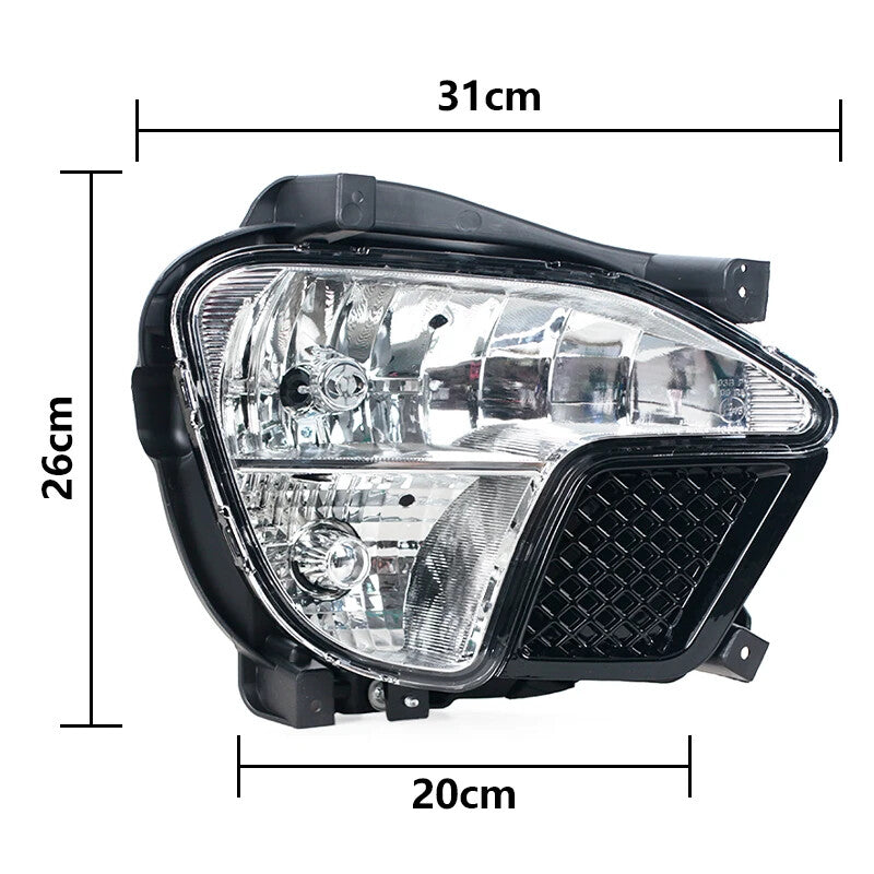 Right for Ssangyong for Korando Actyon Sports 2012-2014 Front Fog Lamp With Halogen