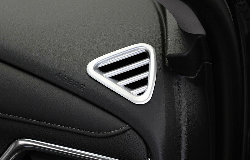 for Chevy Equinox 2018-2021 Silver Dashboard Upper Air Outlet Vent Cover Trim 2X