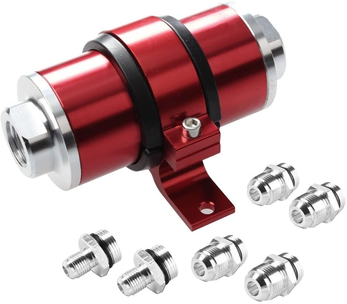 Universal red 10-micron blank fuel/gasoline filter holder
