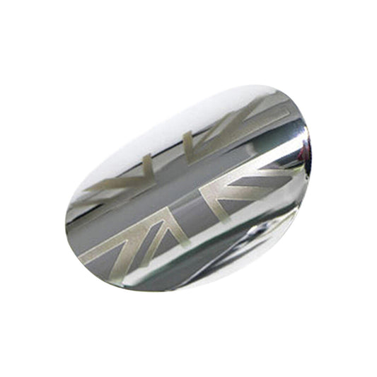 Chrome Union Jack Door Handle Lock Hole Cover Cap Fits 13-19 for Mini Cooper F55 F56