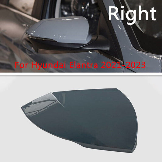 Gray Right Side Rearview Door Mirror Cover Shell Cap for Hyundai for Elantra 2021-23