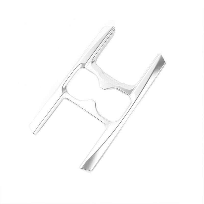 Console Gear Shift Water Cup Panel Trim for Honda CRV CR-V 17-2022 Matte Silver
