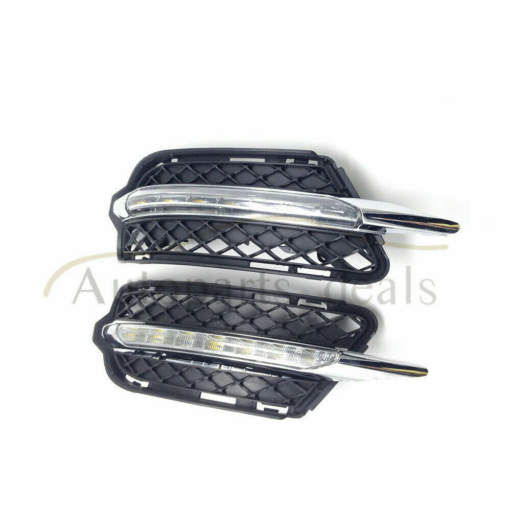 Pair for Mercedes Benz S-Class 2010-12 New LH+RH LED Daytime Running Fog Light