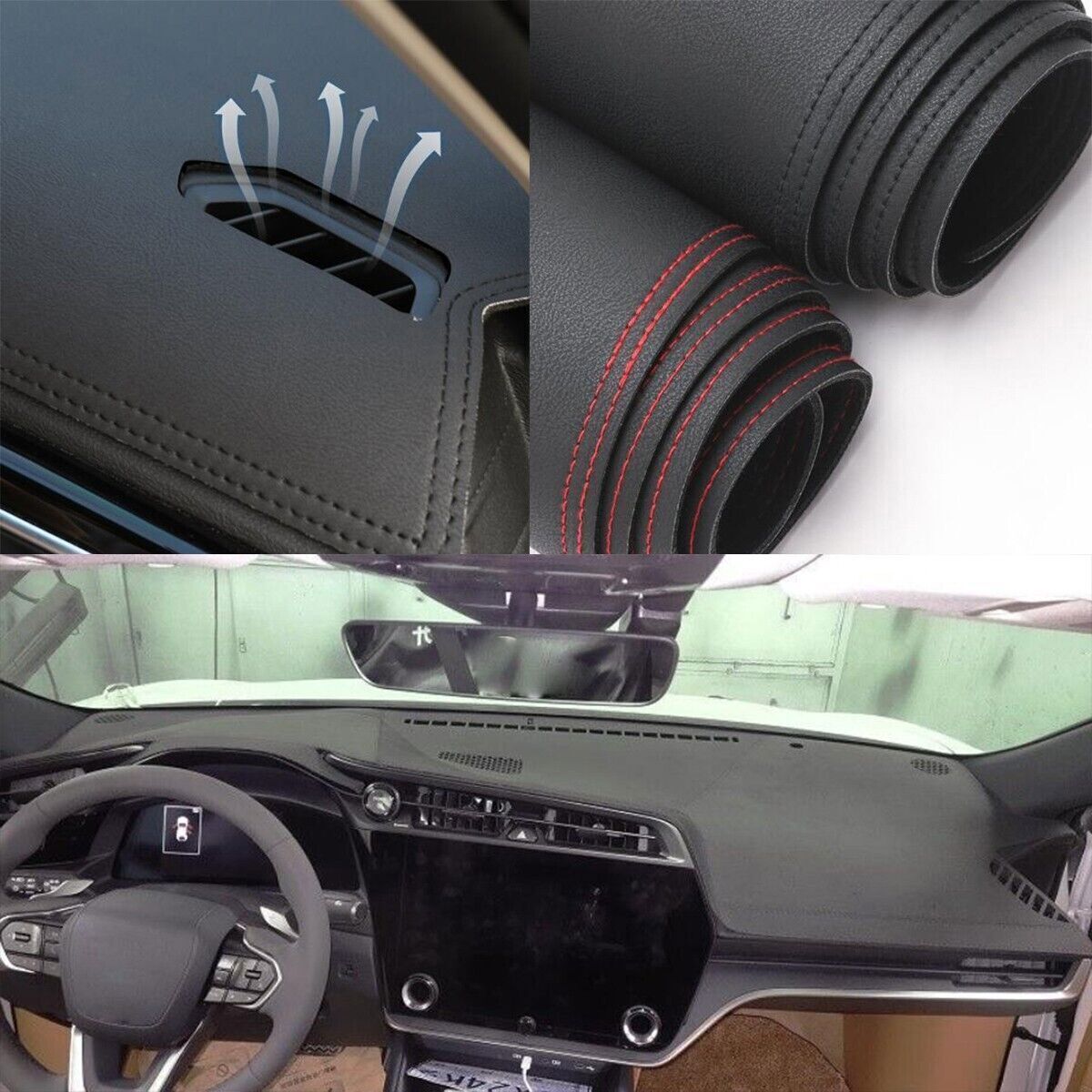 1X PU leather Dashboard Dash Mat Non-slip DashMat Shade for Lexus RZ 450e 2023+
